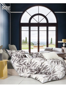 Постельное белье 2599 Цветы сатин 1,5 сп / Tia