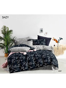 Постельное белье 2497 Цветы сатин 1,5 сп / Tia