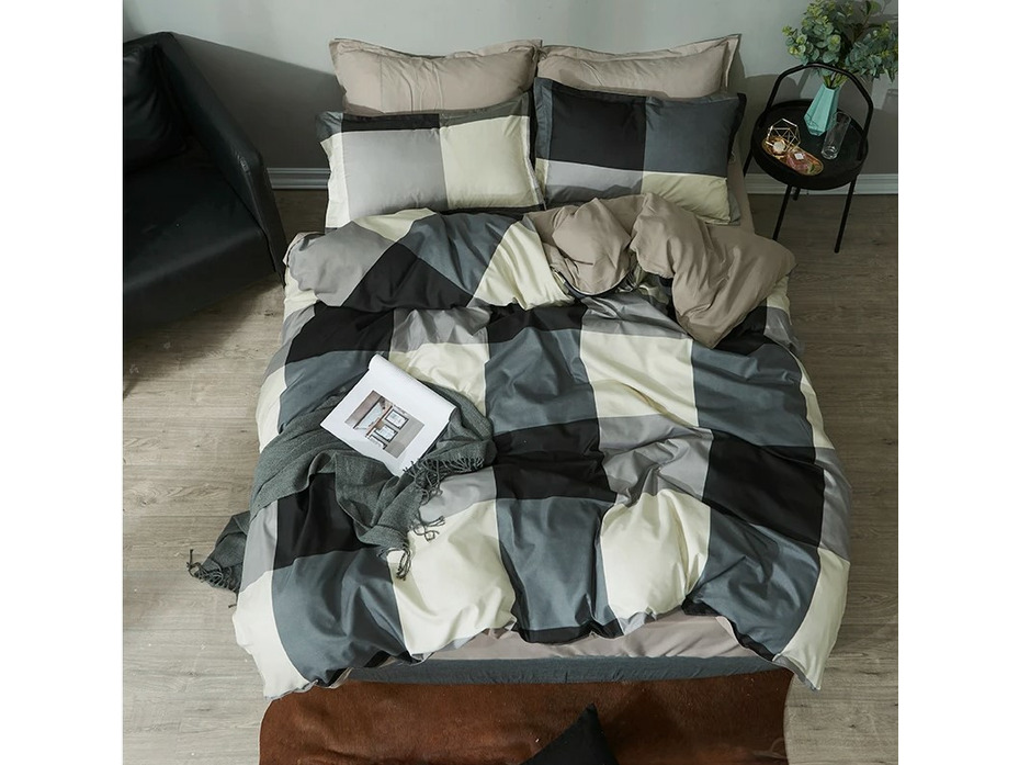 Постельное белье 6785 Геометрия поплин 1,5 сп / Спать Пора