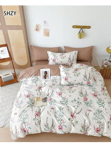 Постельное белье 6896 Цветы поплин 2 сп / Спать Пора