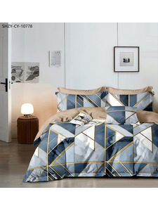 Постельное белье 2523 Геометрия сатин 1,5 сп / Tia