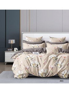 Постельное белье 2521 Цветы сатин 1,5 сп / Tia