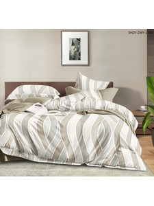 Постельное белье 6830 Геометрия сатин 1,5 сп / Спать Пора