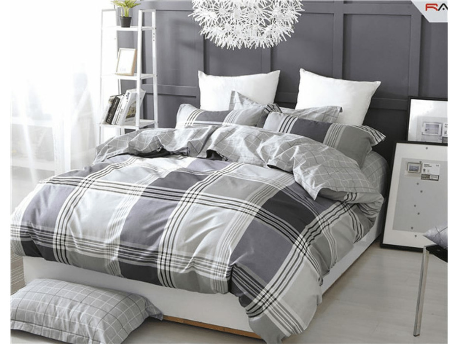 Постельное белье 6849 Геометрия сатин Евро сп / Спать Пора