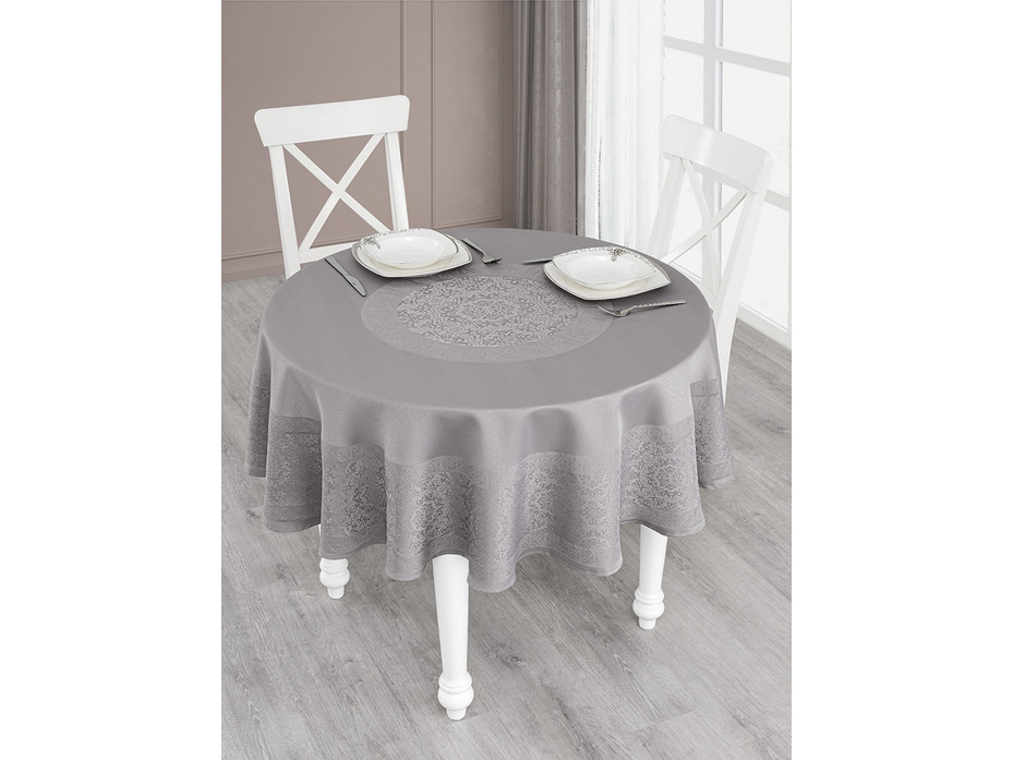 Скатерть Darvin полиэстер D 160 / Karna Home Textile Скатерть Darvin полиэстер D 160 / Karna Home Textile