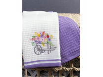 Набор полотенец Provence 1 A вафельно-махровые 40*60 (2 шт) / Arya