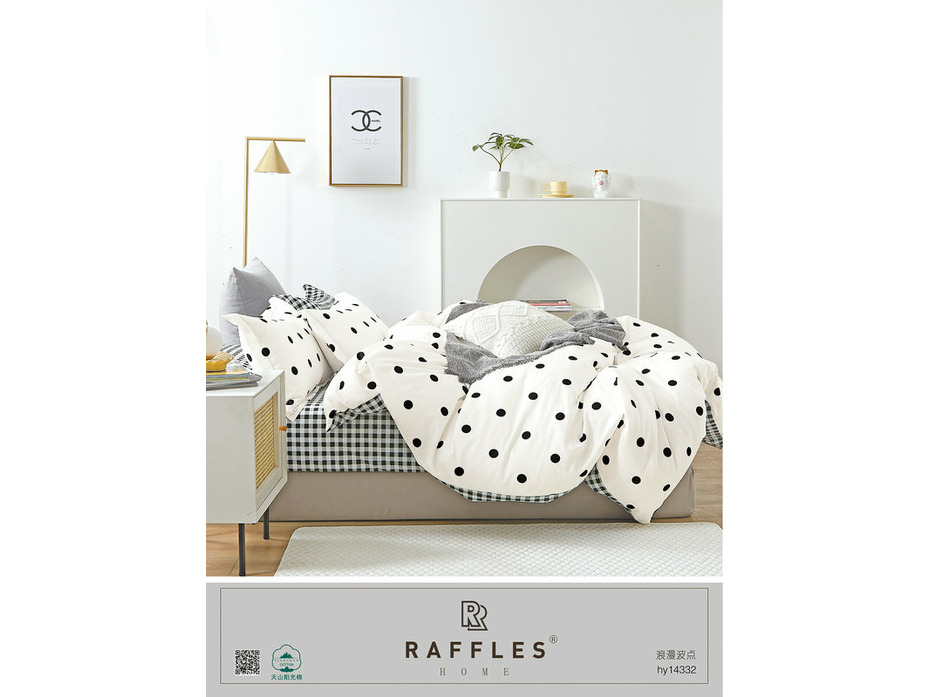 Постельное белье 927 Геометрия сатин Евро сп / Tia