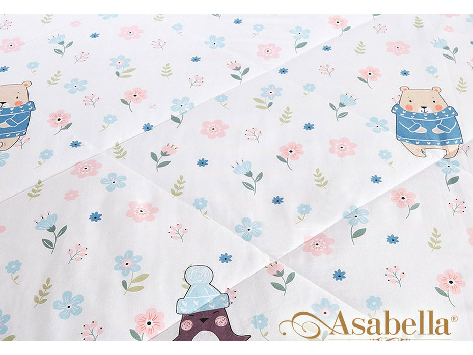 Одеяло детское 1322-OS сатин 160*220 / Asabella