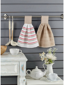 Набор полотенец Limbo махровые, на липучке (30*30, 2 шт) / Karna Home Textile