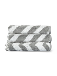 Полотенце Chevron Yard Dyed махровое 76*142 / Lappartement