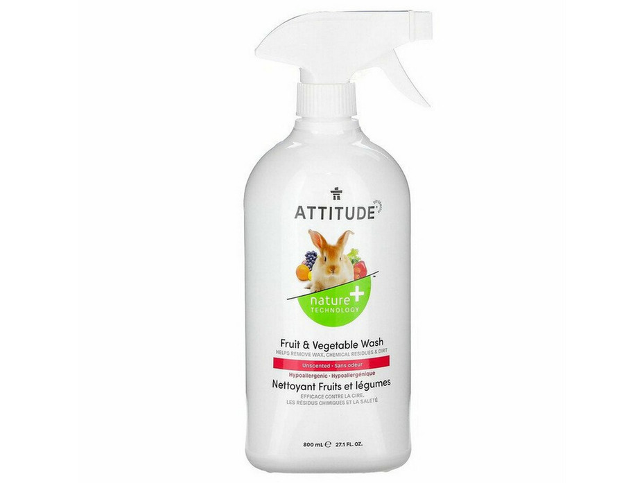 Средство для мытья овощей и фруктов 800 мл / Attitude