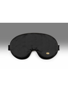 Маска для сна шелковая, черный / OnSilk