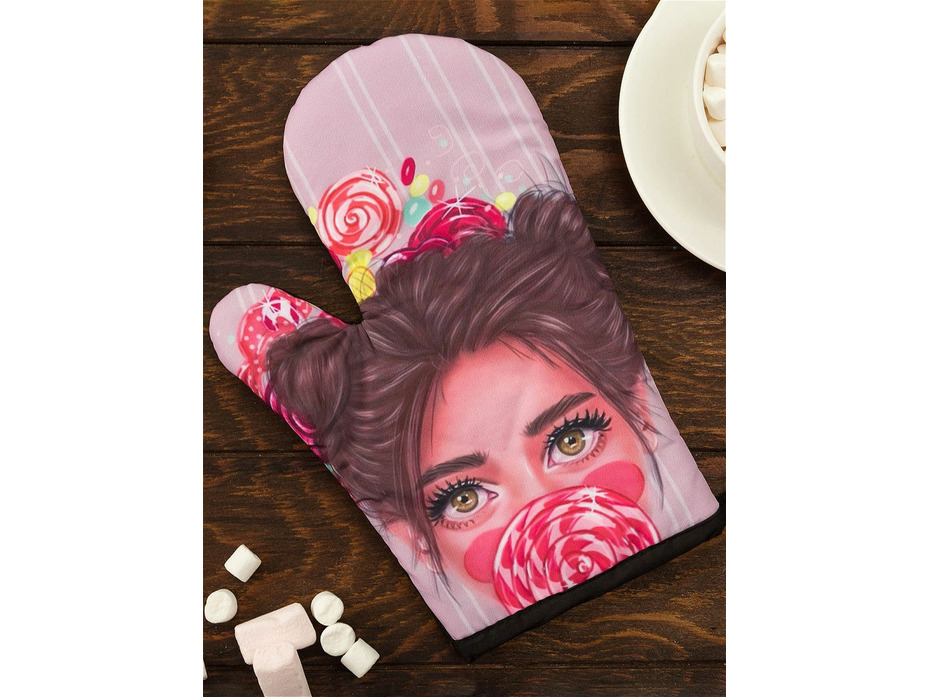 Рукавица 4437225 Love Life Сладкоежка 16*26 / Этель Рукавица 4437225 Love Life Сладкоежка 16*26 / Этель