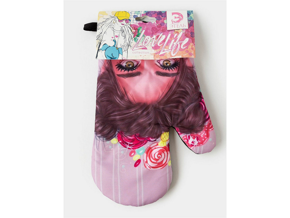 Рукавица 4437225 Love Life Сладкоежка 16*26 / Этель Рукавица 4437225 Love Life Сладкоежка 16*26 / Этель