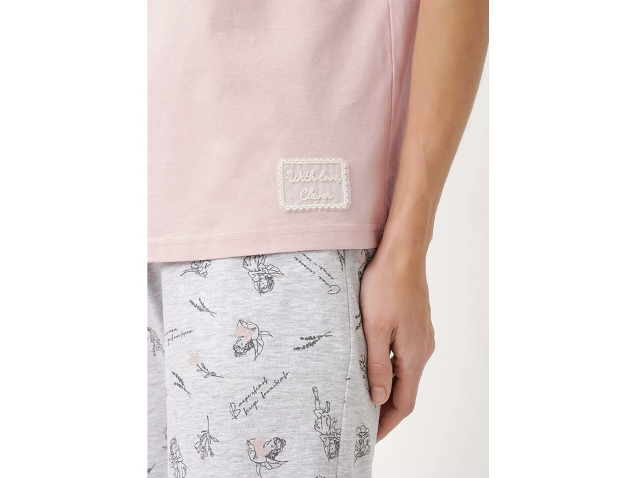 Пижама женская, футболка и капри LP15-1171/1 / Clever