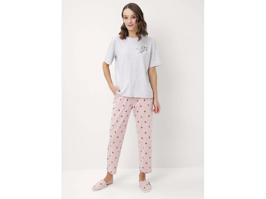 Пижама женская, футболка и брюки LP15-1171/2 / Clever