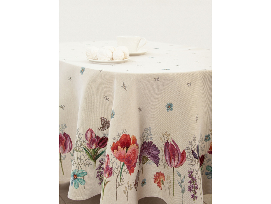 Скатерть 05630 Майские первоцветы гобелен 160*260 / Le Gobelin Скатерть 05630 Майские первоцветы гобелен 160*260 / Le Gobelin