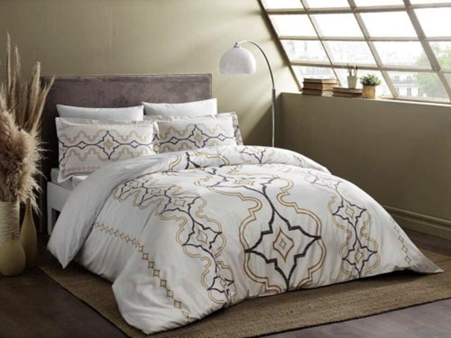 Постельное белье Ginza сатин делюкс Семейное / Tac