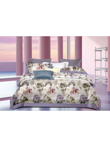 Постельное белье 1941-7 сатин премиум Семейный / Asabella