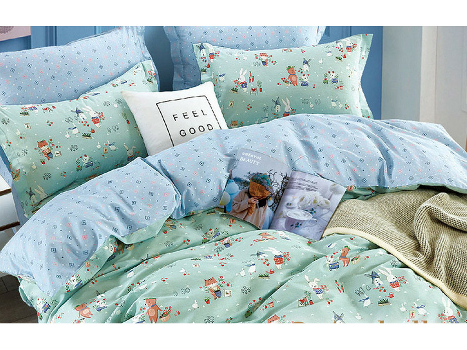 Постельное белье 1561-4S сатин 1,5 сп / Asabella