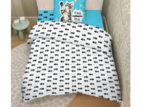 Постельное белье 9674 (17) Ловись рыбка поплин 1,5 сп / Василиса