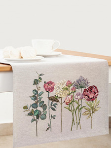 Дорожка 239505 Розы и гортензии гобелен 44*140 / Le Gobelin