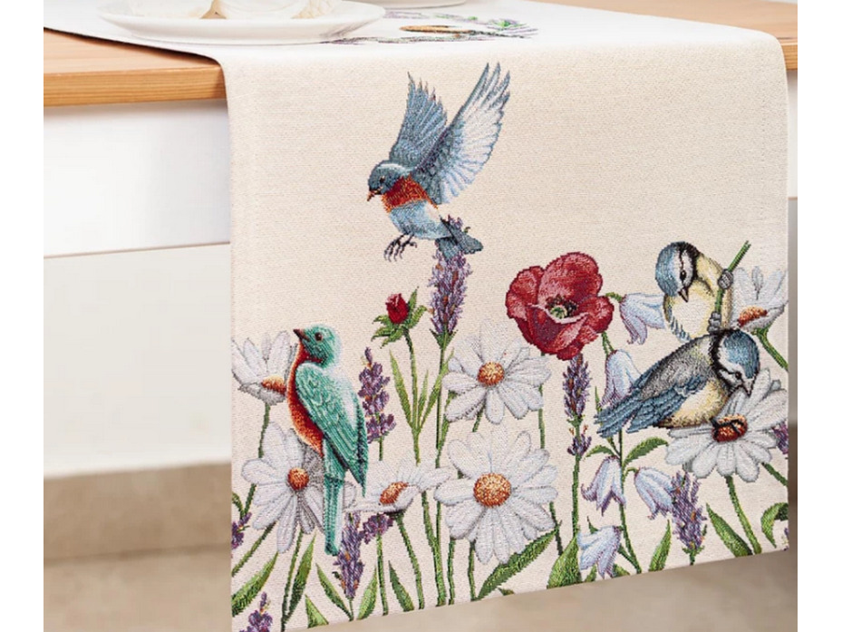 Дорожка 239586 Птичьи разговоры гобелен 44*140 / Le Gobelin