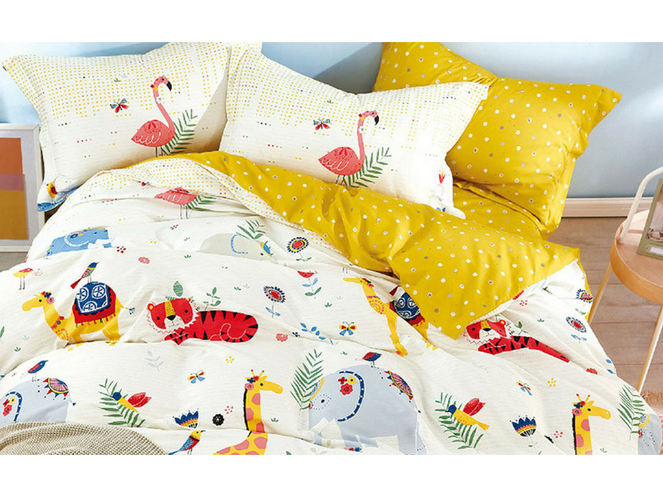 Постельное белье 1558-4S сатин 1,5 сп / Asabella