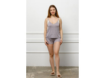 Пижама женская, майка и шорты 694/ 593 / Дюма