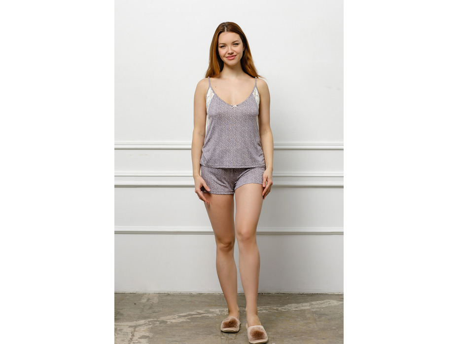 Пижама женская, майка и шорты 694/ 593 / Дюма