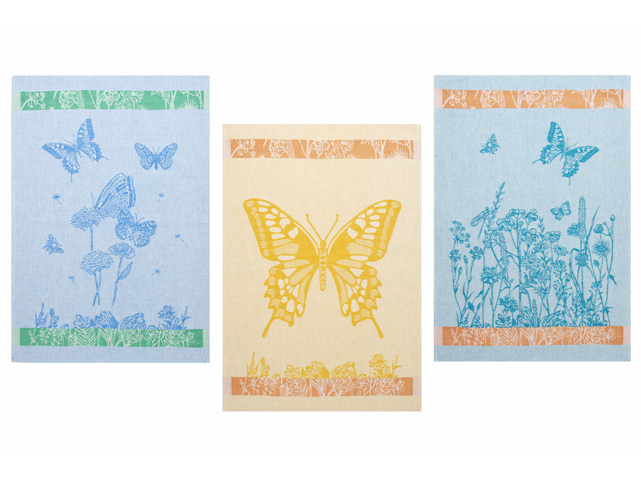 Набор полотенец 17С122-ШР Природа-3 льняные (49*70, 3 шт) / Белорусский лен