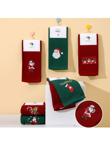 Набор полотенец 8511693 Праздник к нам приходит вафельные (40*60, 2 шт) / 7-я