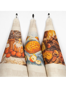 Набор полотенец 20С189-ШР Пасхальная трапеза 3 хлопковые (45*60, 3 шт) / Белорусский лен