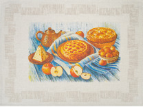 Набор полотенец 20С189-ШР Пасхальная трапеза 3 хлопковые (45*60, 3 шт) / Белорусский лен