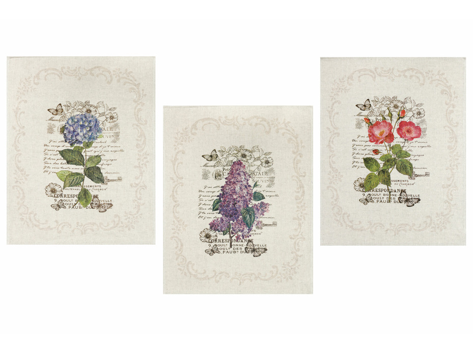 Набор полотенец 20С189-ШР Муза-3 хлопковые (45*60, 3 шт) / Белорусский лен