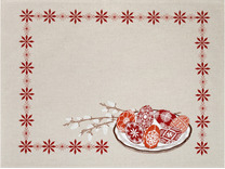 Набор полотенец 22С145-ШР Традиционное 3 Пасха хлопковые (45*60, 3 шт) / Белорусский лен