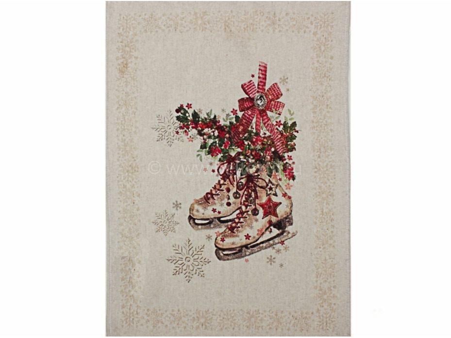 Полотенце 20С130-ШР Новогодний натюрморт хлопковое 45*60 / Белорусский лен