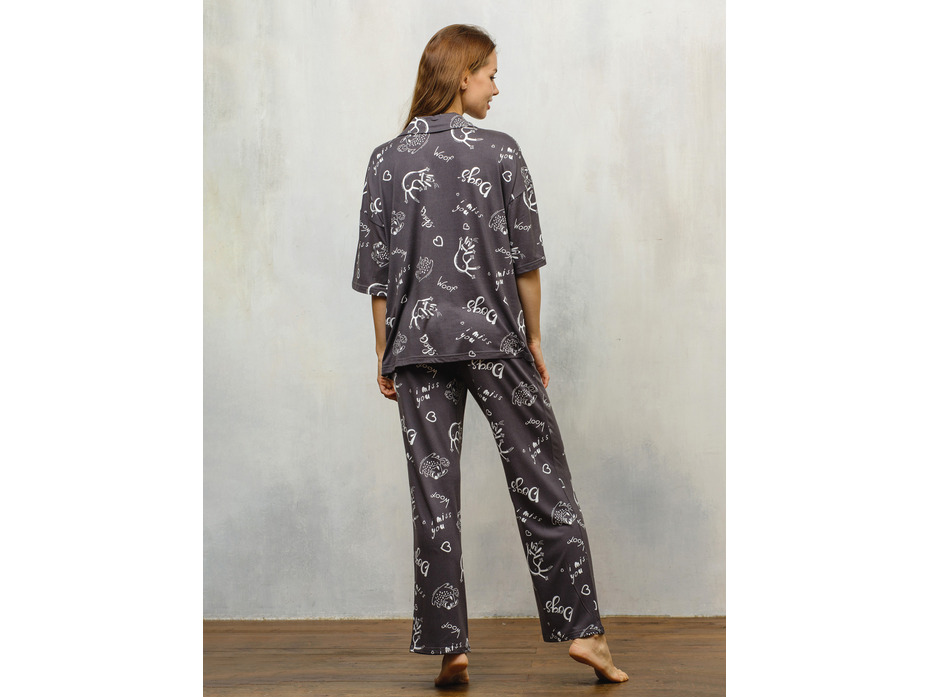Пижама женская, рубашка и брюки 1660к/1560к / Дюма