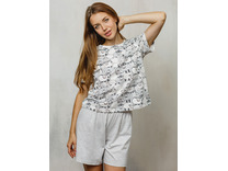 Пижама женская, футболка и шорты №614/1558 / Дюма