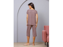 Пижама женская, футболка и капри №636р/548 / Дюма