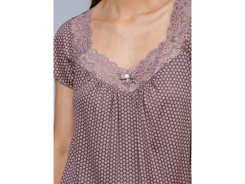 Пижама женская, футболка и капри №636р/548 / Дюма