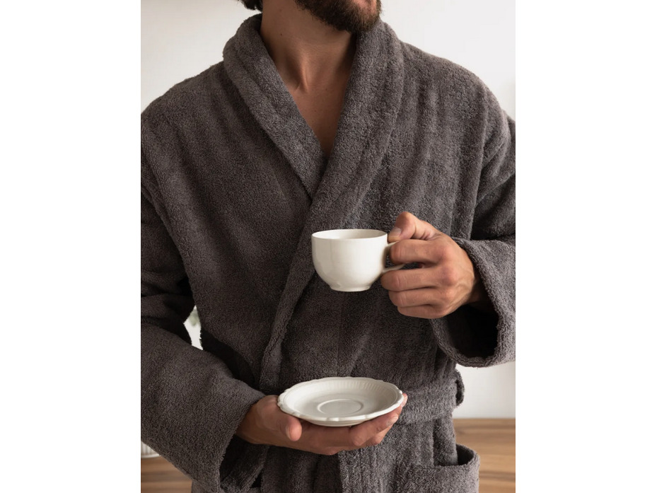 Халат унисекс Цветной шалька махровый / АлАс