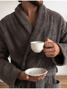 Халат унисекс Цветной шалька махровый / АлАс