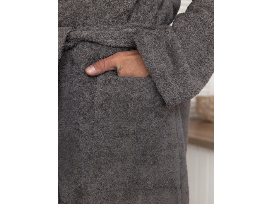 Халат унисекс Цветной шалька махровый / АлАс