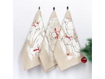 Набор полотенец 20С189-ШР Забавы-3 льняные (45*60, 3 шт) / Белорусский лен