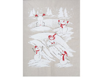 Набор полотенец 20С189-ШР Забавы-3 льняные (45*60, 3 шт) / Белорусский лен