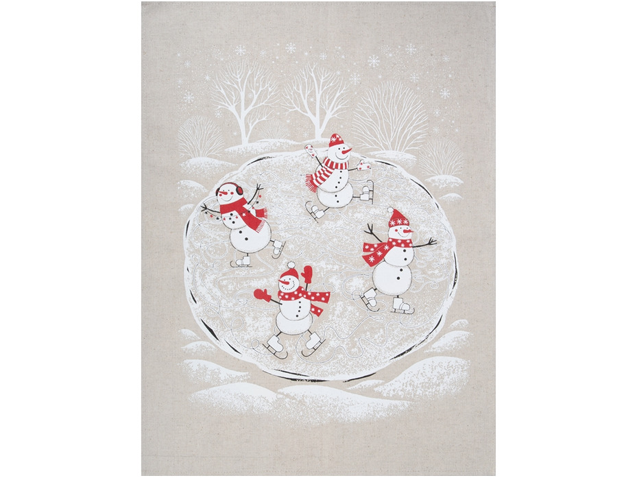 Набор полотенец 20С189-ШР Забавы-3 льняные (45*60, 3 шт) / Белорусский лен