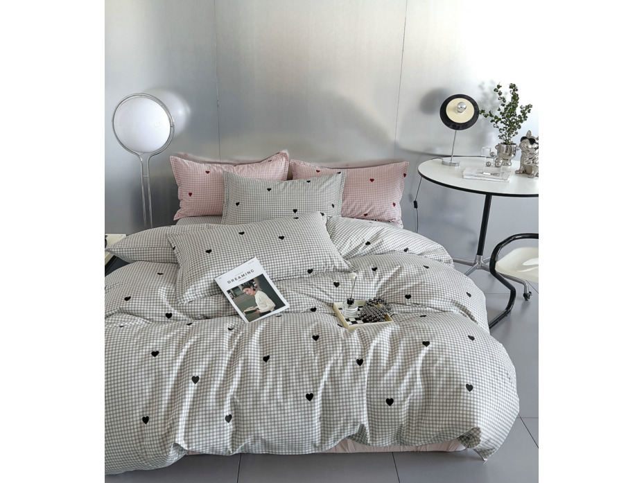 Постельное белье 163 Геометрия сатин 2 сп / Спать Пора