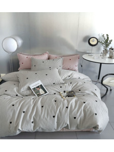 Постельное белье 163 Геометрия сатин 2 сп / Спать Пора