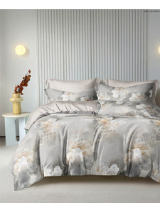 Постельное белье 2557 Цветы сатин 2 сп / Спать Пора